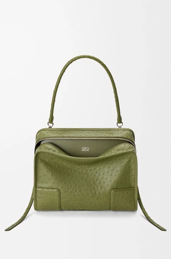Large Amazona 180 Bag in Ostrich Large Amazona 180 Bag in Ostrich