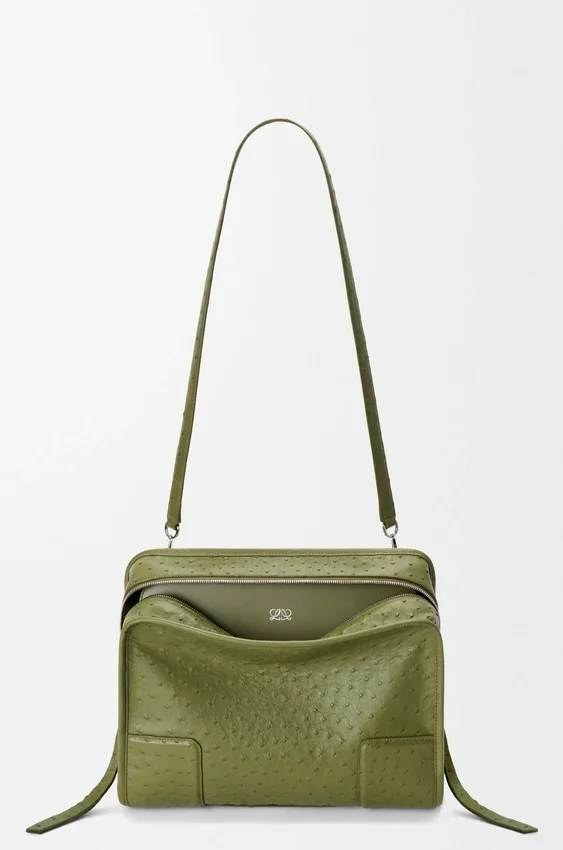 Large Amazona 180 Bag in Ostrich Large Amazona 180 Bag in Ostrich