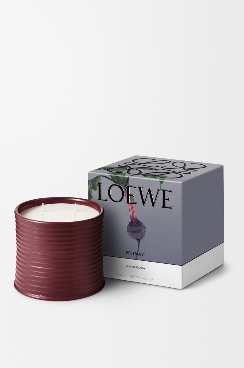 Large Beetroot Candle Large Beetroot Candle