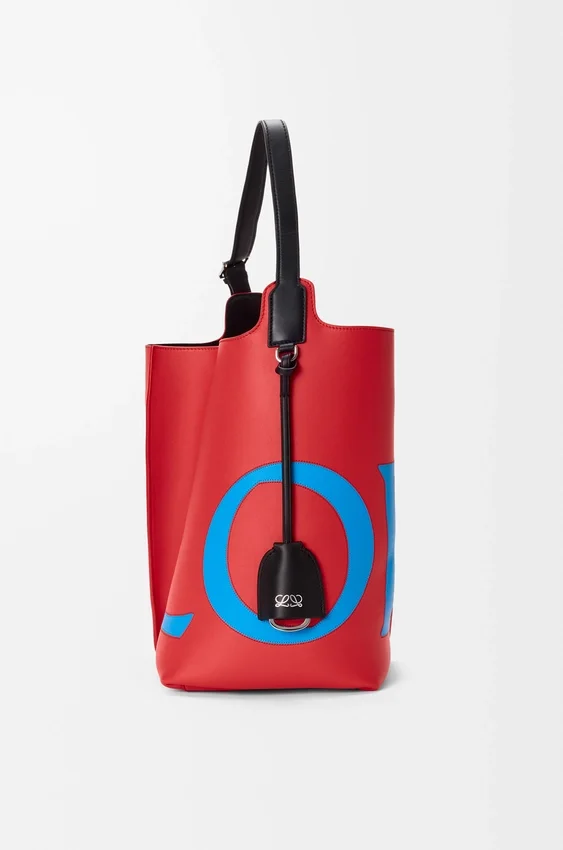 Large Bilbao Bucket Oversized Logo in Smooth Calfskin Large Bilbao Bucket Oversized Logo in Smooth Calfskin