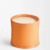 Large Orange Blossom Candle