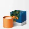 Large Orange Blossom Candle
