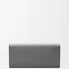 Long Horizontal Wallet in Soft Grained Calfskin