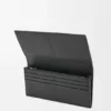 Long Horizontal Wallet in Soft Grained Calfskin