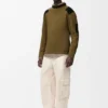 Long Sleeve Top in Cotton Blend