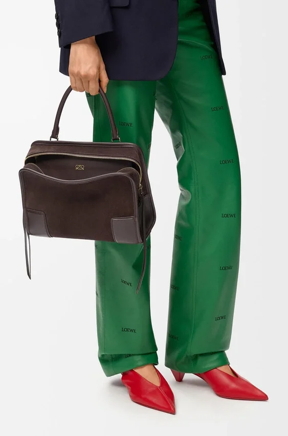 Medium Amazona 180 Bag in Suede Medium Amazona 180 Bag in Suede