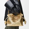 Medium Flamenco Clutch in Laminated Lambskin