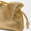 Medium Flamenco Clutch in Laminated Lambskin