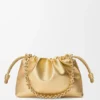 Medium Flamenco Purse in Laminated Lambskin