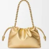 Medium Flamenco Purse in Laminated Lambskin