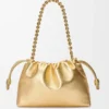 Medium Flamenco Purse in Laminated Lambskin