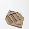 Medium Horizontal Puzzle Fold Tote in Soft Grained Calfskin