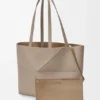 Medium Horizontal Puzzle Fold Tote in Soft Grained Calfskin