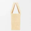 Medium Loewe Font Tote in Raffia