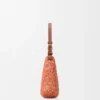 Medium Loewe Swing Bag in Raffia and Calfskin