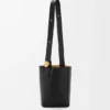 Medium Pebble Bucket in Smooth Calfskin