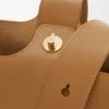 Medium Pebble Bucket in Smooth Calfskin