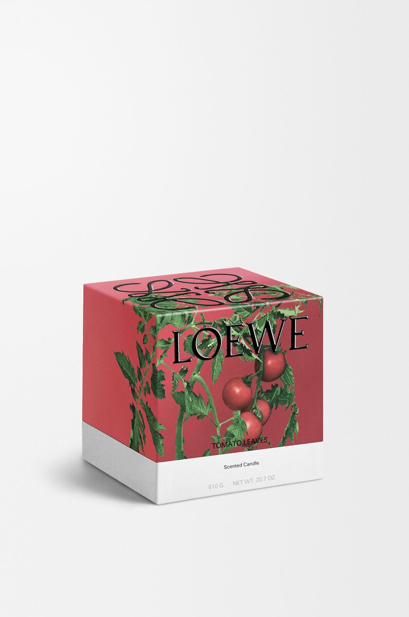 Medium Tomato Leaves Candle Medium Tomato Leaves Candle