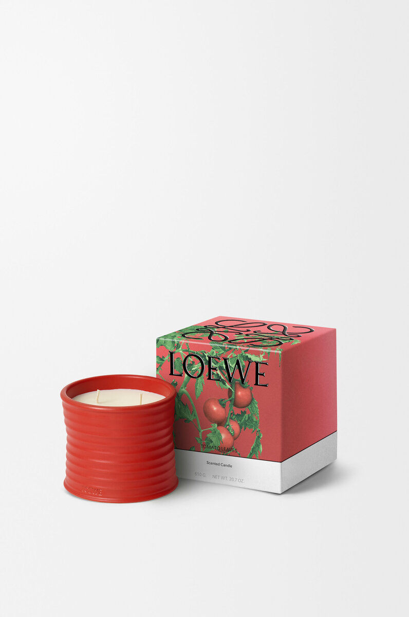 Medium Tomato Leaves Candle Medium Tomato Leaves Candle