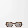 Mini Anagram Oval Sunglasses