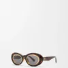 Mini Anagram Oval Sunglasses