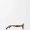 Mini Anagram Oval Sunglasses
