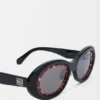 Mini Anagram Oval Sunglasses
