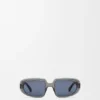 Mini Anagram Steps Rectangular Sunglasses