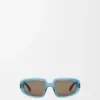 Mini Anagram Steps Rectangular Sunglasses