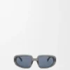 Mini Anagram Steps Rectangular Sunglasses