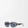 Mini Anagram Steps Rectangular Sunglasses