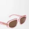 Mini Anagram Steps Rectangular Sunglasses