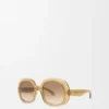 Mini Anagram Steps Square Sunglasses