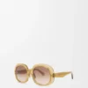 Mini Anagram Steps Square Sunglasses