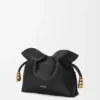 Mini Coil Flamenco Clutch in Nappa Calfskin