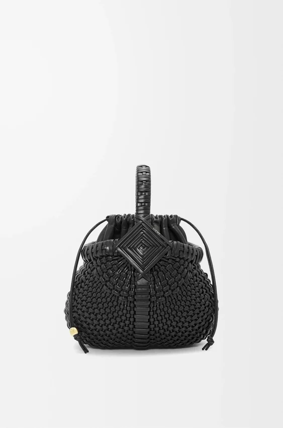 Mini Diamond Round Basket Bag in Calfskin Mini Diamond Round Basket Bag in Calfskin