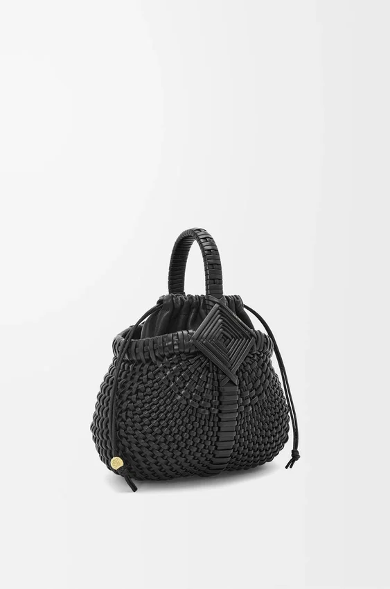 Mini Diamond Round Basket Bag in Calfskin Mini Diamond Round Basket Bag in Calfskin