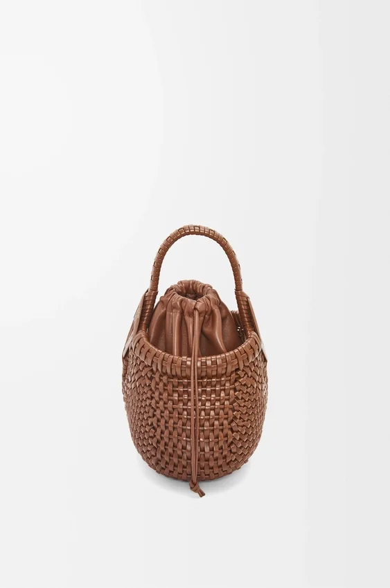 Mini Diamond Round Basket Bag in Calfskin Mini Diamond Round Basket Bag in Calfskin