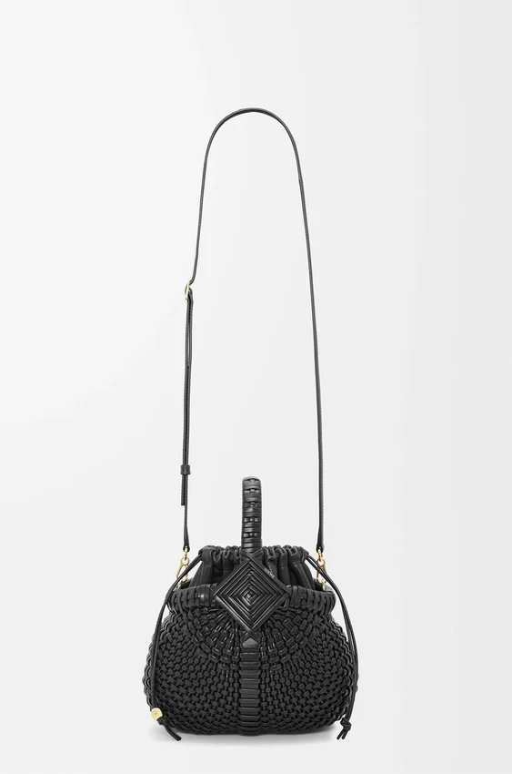Mini Diamond Round Basket Bag in Calfskin Mini Diamond Round Basket Bag in Calfskin