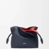 Mini Layered Flamenco Clutch in Nappa Calfskin