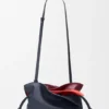 Mini Layered Flamenco Clutch in Nappa Calfskin