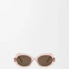 Mini Oval Slim Sunglasses