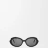 Mini Oval Slim Sunglasses