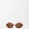 Mini Oval Slim Sunglasses