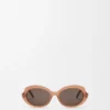 Mini Oval Slim Sunglasses
