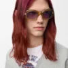 Mini Oval Slim Sunglasses