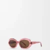 Mini Oval Slim Sunglasses