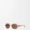 Mini Oval Slim Sunglasses
