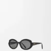 Mini Oval Slim Sunglasses