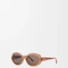 Mini Oval Slim Sunglasses